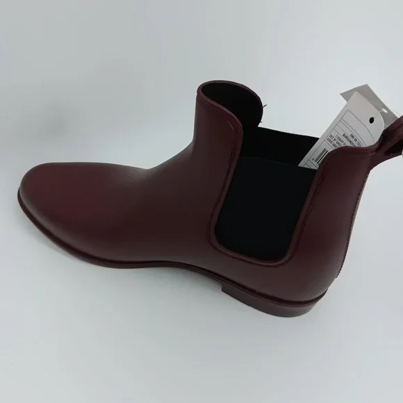 A NEW DAY BURGUNDY CHELSEA WATERPROOF BOOTS SIZE 7 - Picture 9 of 13